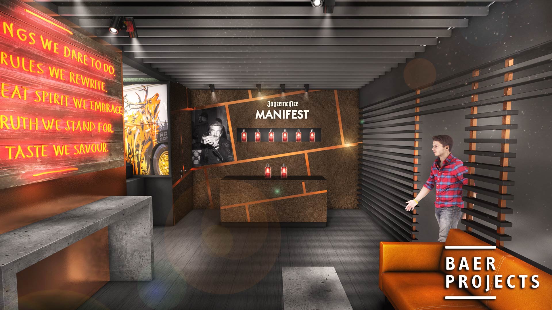 Jägermeister · Messegestaltung – Projektansicht 3